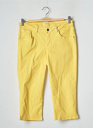 Jeans coupe slim jaune GUESS pour fille