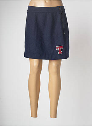 Jupe courte bleu TOMMY HILFIGER femme