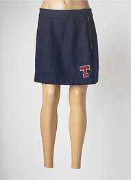 Jupe courte bleu TOMMY HILFIGER femme