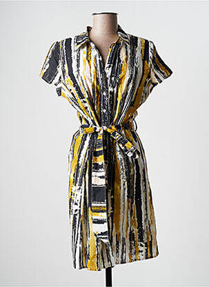 Robe mi-longue marron MEXX femme