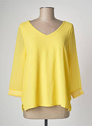 T-shirt jaune STREET ONE femme