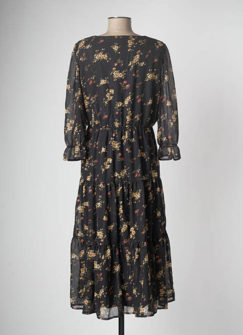 Robe mi-longue noir VERO MODA femme