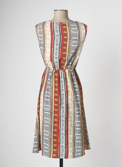 Robe mi-longue beige MELA pour femme