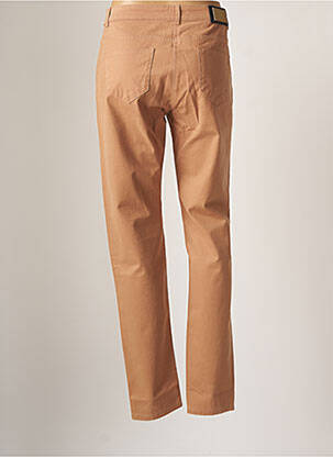 Jeans coupe droite marron DEVERNOIS femme