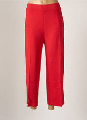 Pantalon droit rouge DEVERNOIS pour femme seconde vue