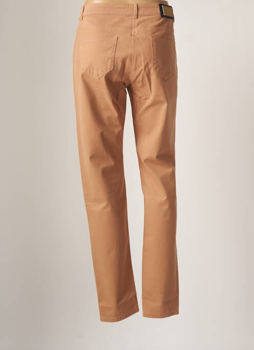 Jeans coupe droite marron DEVERNOIS pour femme