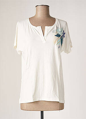 T-shirt blanc DEVERNOIS femme