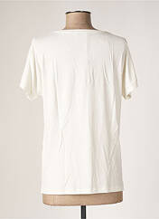 T-shirt blanc DEVERNOIS pour femme seconde vue