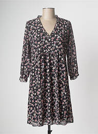 Robe mi-longue noir HAILYS femme