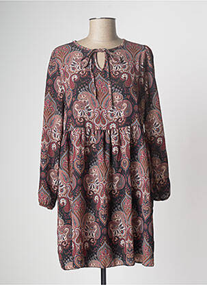Robe mi-longue noir HAILYS femme