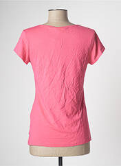 T-shirt rose MORE & MORE pour femme seconde vue
