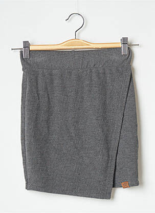 Jupe courte gris DOUBLE AGENT femme