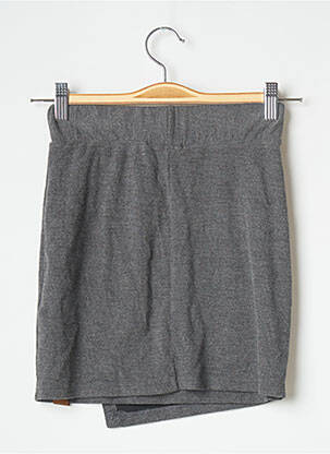 Jupe courte gris DOUBLE AGENT femme
