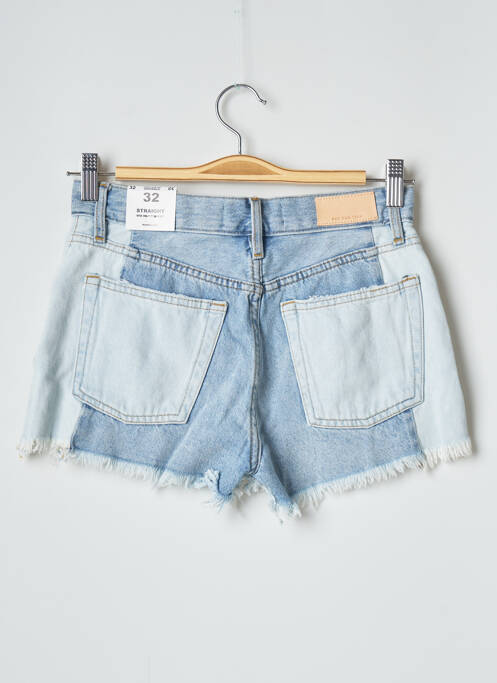 Short bleu MANGO pour femme