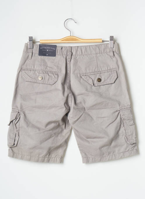 Bermuda gris BRUCE & BUTLER  pour homme
