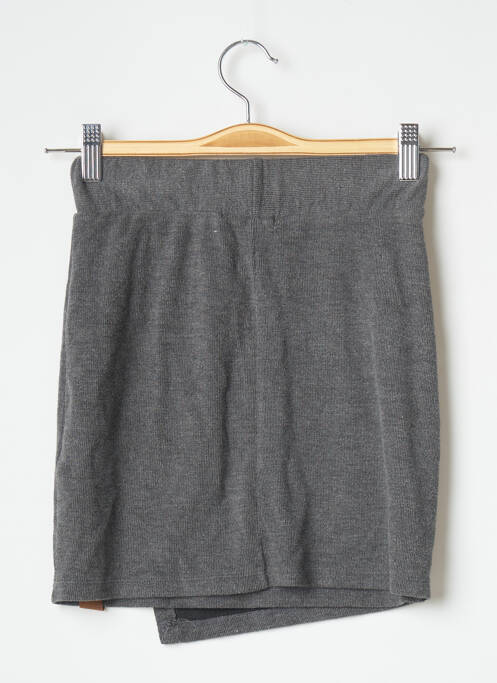 Jupe courte gris DOUBLE AGENT pour femme