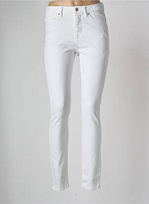 Jeans coupe slim blanc EDC pour femme