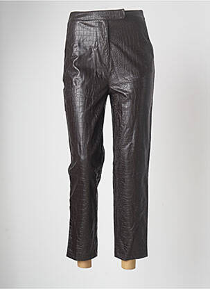 Pantalon chino marron ASTRID BLACK LABEL femme