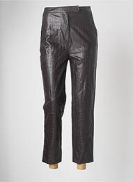 Pantalon chino marron ASTRID BLACK LABEL femme