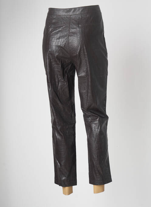 Pantalon chino marron ASTRID BLACK LABEL pour femme