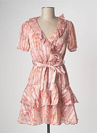 Robe courte rose FOUDRE BY AURELIE VAN DAELEN femme