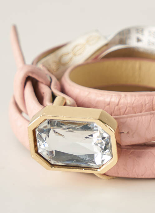Ceinture rose PIECES pour femme