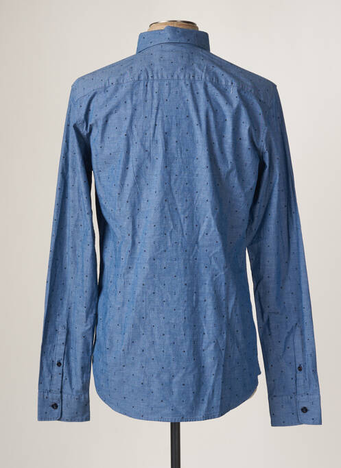 Chemise manches longues bleu TOM TAILOR pour homme