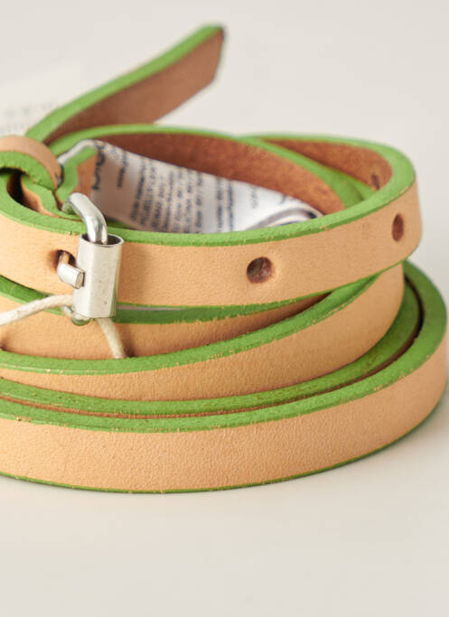 Ceinture vert PIECES pour femme