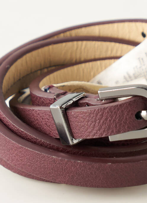 Ceinture marron PIECES pour femme