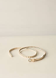 Ceinture beige PIECES femme