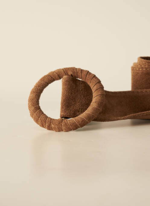 Ceinture marron DEUX. BY ELINE DE MUNCK pour femme