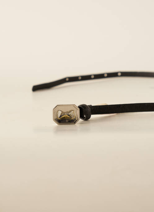 Ceinture noir PIECES pour femme