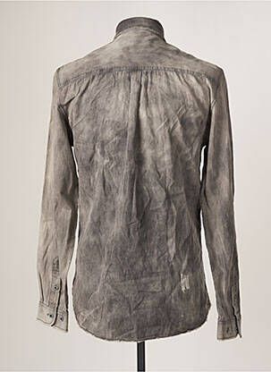 Chemise manches longues gris SHINE homme