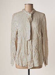 Chemisier beige MORE & MORE femme