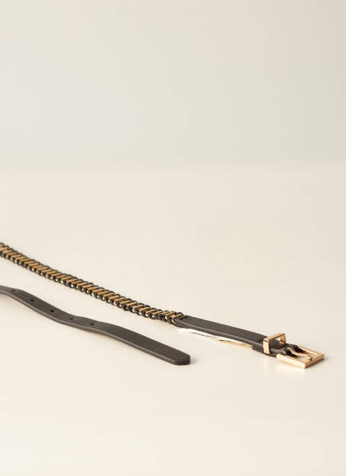 Ceinture noir PIECES pour femme