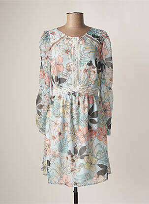 Robe mi-longue bleu MORGAN femme
