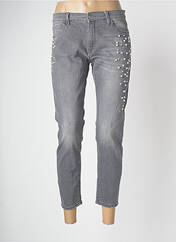 Jeans coupe slim gris EDC pour femme seconde vue