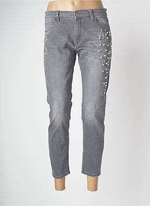 Jeans coupe slim gris EDC pour femme