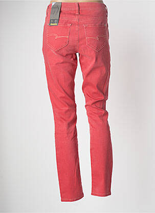 Jeans coupe slim rouge STREET ONE femme