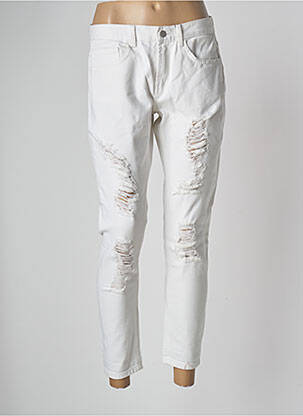 Jeans coupe slim blanc VILA femme