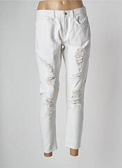 Jeans coupe slim blanc VILA pour femme seconde vue