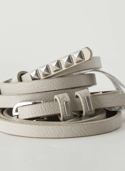 Ceinture gris PIECES pour femme