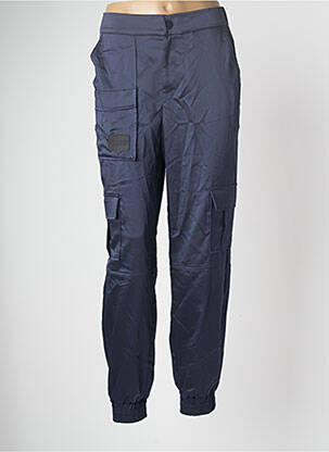 Pantalon chino bleu CEMI pour femme