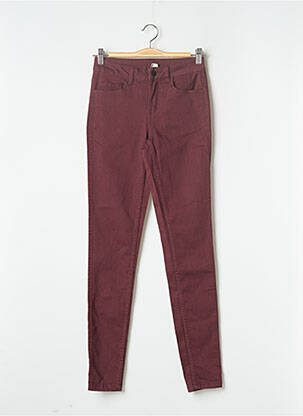 Pantalon slim rouge PIECES femme