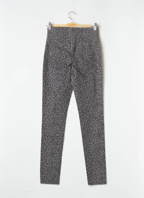Pantalon slim gris PIECES femme