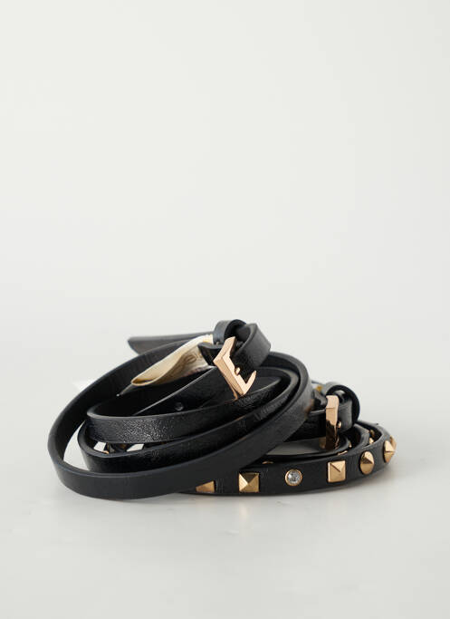 Ceinture noir PIECES pour femme