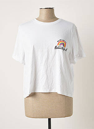 T-shirt blanc ONLY pour femme