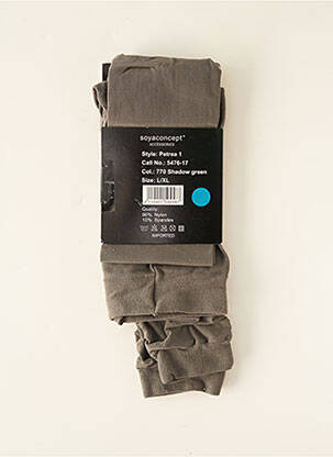 Collants gris SOYACONCEPT femme