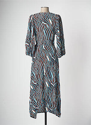 Robe longue marron ASTRID BLACK LABEL femme