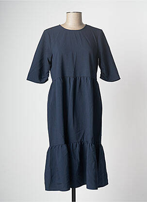 Robe mi-longue bleu VERO MODA femme